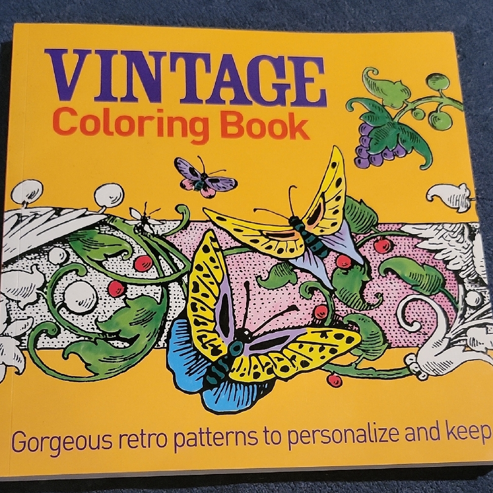 Vintage Coloring Book